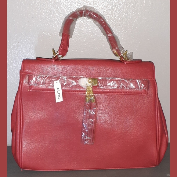 aldo red bag